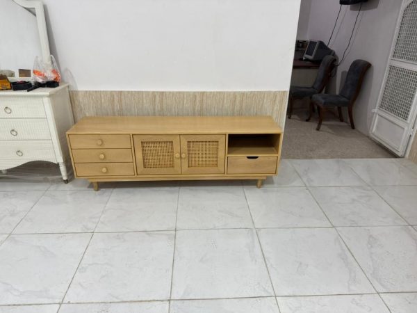 میز تلویزیون حصیری مدل لاوا