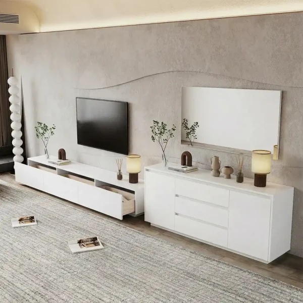 ست کنسول و میز تلویزیون مدرن مدل سوفا پلاس